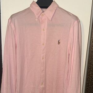 Ralph Lauren Men's Light Pink Button Down Shirt